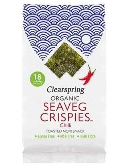 Alga Nori Tostada Con Chili Snack 4Gr. de Clearspring