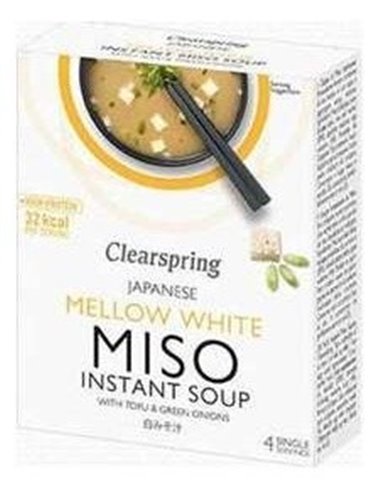 Sopa De Miso Y Tofu Suave (4X10G) de Clearspring