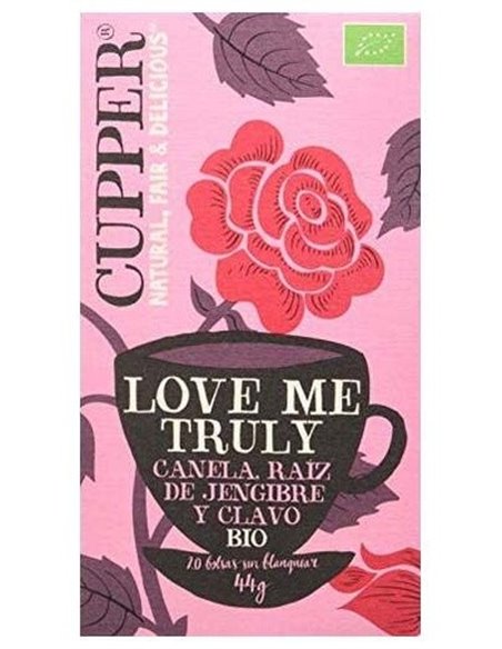 Love Me Truly Chai Infusion 20Bolsitas. Bio de Cupper