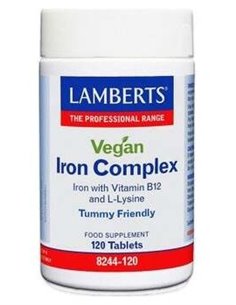 Complejo De Hierro Vegano 120 Comprimidos de Lamberts