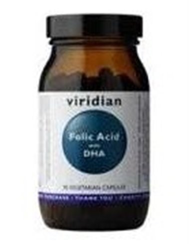 Acido Folico 400Ug Con Dha 90Cap.Veg. de Viridian
