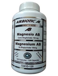 Magnesio Bisglicinato 150Mg. 120Cap. de Airbiotic