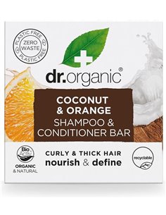 Champu-Acondicionador Solido Coco-Naranja 75 Gr de Dr. Organic