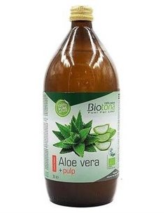 Aloe Vera+Pulpa Jugo 1L. Bio Vegan de Biotona