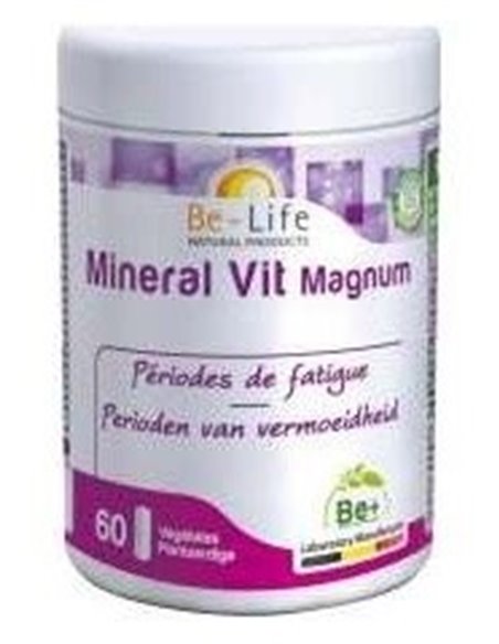 Mineral Vit Magnum 60Cap. de Be-Life