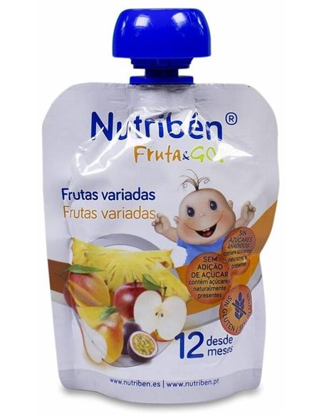 Nutriben Fruta And Go Frutas Variadas 90Gr. de Nutriben
