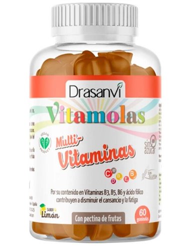 Vitamolas Multivitaminico Adulto 60 Gominolas Drasanvi
