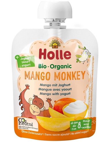 Smoothie Mango Monke Mango Con Yogur 8Meses 85Gr. de Holle