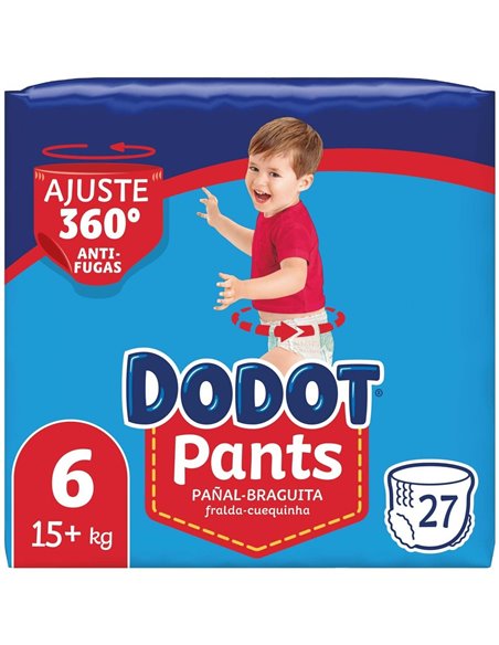 Dodot Pañal Inf Pants T 6 +15 Kg 28 U de Dodot