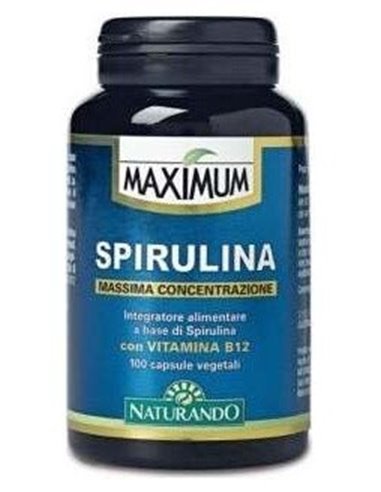 Maximum Spirulina 100Cap. de Naturando