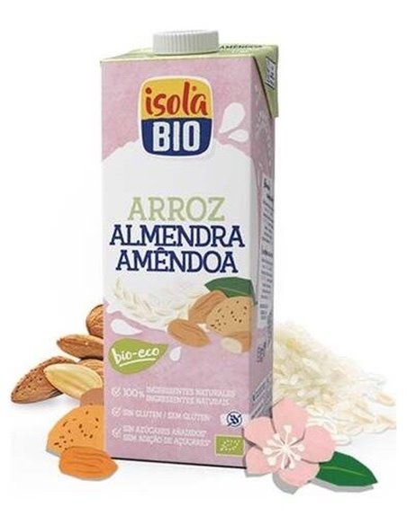 Bebida Vegetal De Arroz Con Almendra 1Lt 6Uds. S/A de Isola