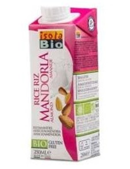 Bebida Vegetal De Arroz Con Almendra 250Ml. Bio Sg de Isola