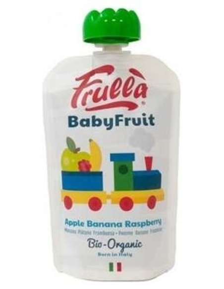 Baby Pure De Manzana Platano Y Frambuesa Pack 10Ud Frulla