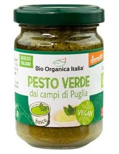 Pesto Basilico 140Gr. Demeter Vegan de Bio Organica Italia