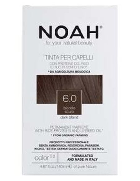 Tinte Capilar Rubio Oscuro 6.0 140Ml. de Noah