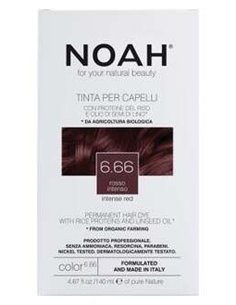 Tinte Capilar Castaño Rojo Intenso 6.6 140Ml. de Noah