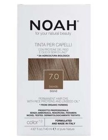 Tinte Capilar Rubio 7.0 140Ml. de Noah