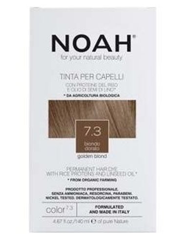 Tinte Capilar Rubio Dorado 7.3 140Ml. de Noah