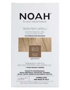 Tinte Capilar Rubio Claro 8.0 140Ml. de Noah