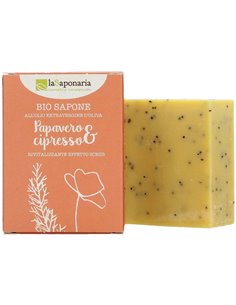 Jabon En Pastilla Amapola Y Cipres 100Gr. de La Saponaria