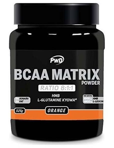Bcaa Matrix Sabor Naranja 525 Gramos Pwd Nutrition