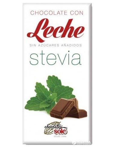Chocolate Con Leche Y Stevia 100Gr. S/A de Chocolates Sole