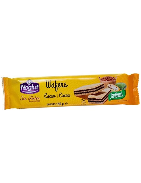 Noglut Wafers Rellenos De Cacao 150Gr** de Santiveri