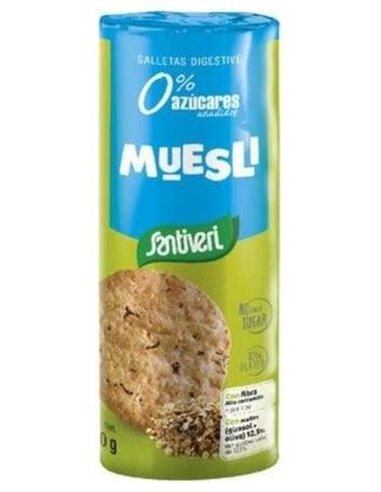 Galletas Integrales Muesli 0% Azucares 190Gr. de Santiveri