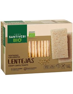 Tostadas Ligeras De Lentejas 100Gr. Bio de Santiveri