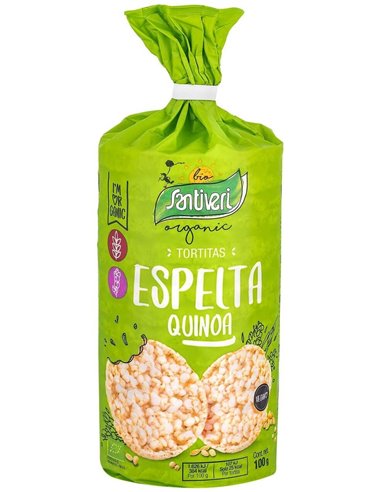 Tortitas Espelta Quinoa 100Gr. Bio de Santiveri