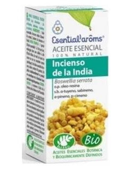 Incienso De La India Aceite Esencial 5Ml. Bio de Esential Aroms