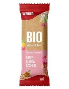 Bio Natural Bar Barritas Datil-Quinoa-Anacardo 20U de Weider