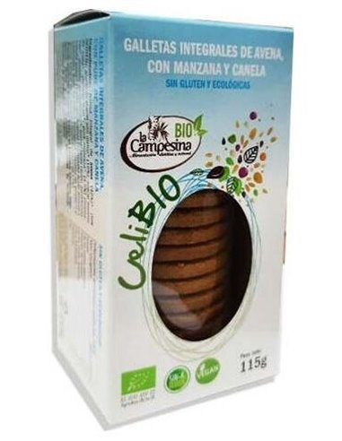 Celibio Azul Galleta Avena Manzana Canela 115G de La Campesina