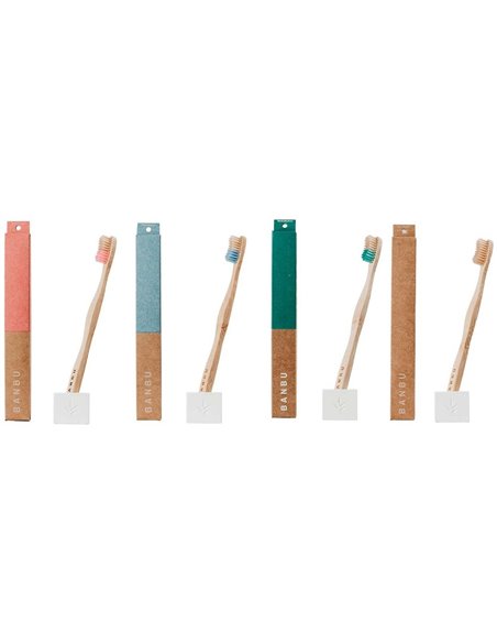 Banbu Cepillo Dental Adulto Medio Azul. de Banbu