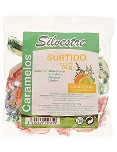 Caramelos Surtidos Sin Azucar 70Gr. de Silvestre