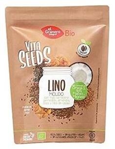 Vitaseeds Lino Molido Con Trigo S. 200Gr. Bio de El Granero