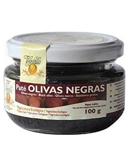 Pate De Olivas Negras Pequeño 100Gr. Bio de Vegetalia