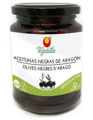 Olivas Negras Aragon 390Gr. Bio de Vegetalia