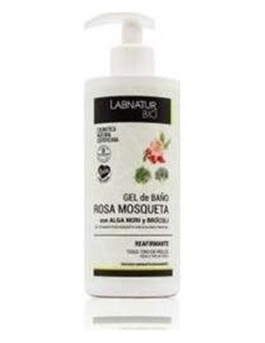 Gel De Baño Rosa Mosqueta-Algas-Brocoli 450Ml. Bio de Labnatur Bio