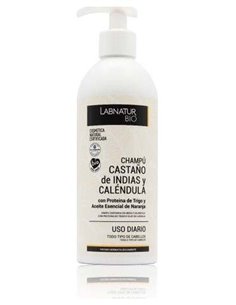 Champu Castaño Indias Y Calendula  450Ml. Bio de Labnatur Bio