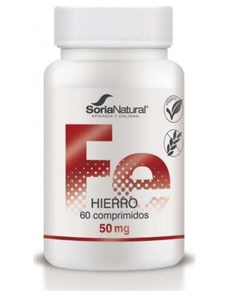 Hierro Liberacion Sostenida 50Mg 60Comp. de Soria Natural