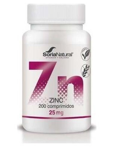 Zinc Liberacion Sostenida 200Comp. de Soria Natural