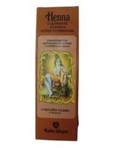 Henna Pasta Castaño Claro 200Gr. de Radhe Shyam