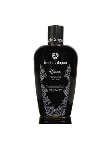 Champu Henna Color Castaño 250Ml. de Radhe Shyam