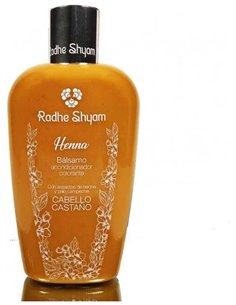 Balsamo Acondicionador Henna Color Castaño 250Ml. de Radhe Shyam
