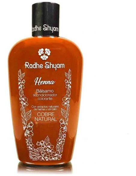 Balsamo Acondicionador Henna Color Cobre 400Ml. de Radhe Shyam