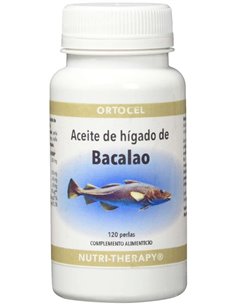 Aceite Higado De Bacalao 120Perlas de Ortocel Nutri-Therapy