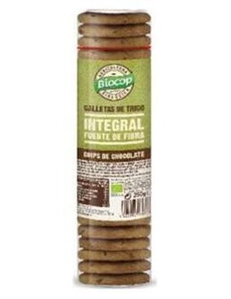 Galletas De Trigo Integral Chips De Chocolate 250G de Biocop