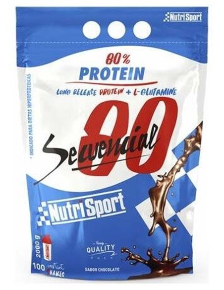 Secuencial 80 Chocolate Bolsa 2Kg. de Nutrisport