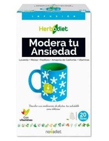Herbodiet Inf. Modera Tu Ansiedad 20Filtros. de Novadiet